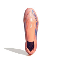 adidas F50 Elite Sans Lacets Crampons Vissés Chaussures de Foot (SG) Orange Bleu Blanc