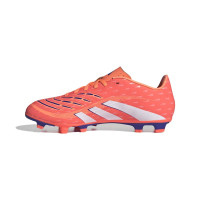 adidas Predator Club Gras / Kunstgras Voetbalschoenen (MG) Oranje Wit Blauw