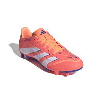 adidas Predator Club Gazon Naturel Gazon Artificiel Chaussures de Foot (MG) Orange Blanc Bleu