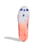 adidas F50 League Gras / Kunstgras Voetbalschoenen (MG) Oranje Blauw Wit