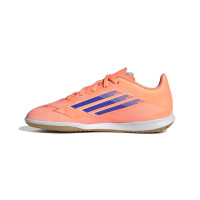 adidas F50 Club Zaalvoetbalschoenen (IN) Kids Oranje Blauw Wit