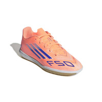 adidas F50 Club Zaalvoetbalschoenen (IN) Kids Oranje Blauw Wit