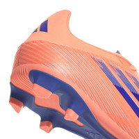 adidas F50 Club Gras / Kunstgras Voetbalschoenen (MG) Oranje Blauw Wit