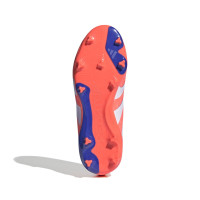 adidas Predator League Veterloze Gras / Kunstgras Voetbalschoenen (MG) Kids Oranje Wit Blauw