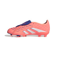 adidas Predator League FT Gazon Naturel Artificiel Chaussures de Foot (MG) Orange Blanc Bleu
