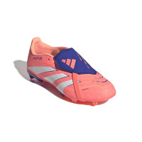 adidas Predator League FT Gazon Naturel Artificiel Chaussures de Foot (MG) Orange Blanc Bleu