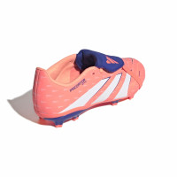 adidas Predator League FT Gazon Naturel Artificiel Chaussures de Foot (MG) Orange Blanc Bleu