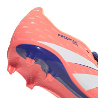 adidas Predator League FT Gazon Naturel Artificiel Chaussures de Foot (MG) Orange Blanc Bleu