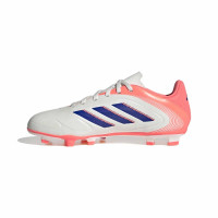 adidas Copa Pure III Club Gras / Kunstgras Voetbalschoenen (MG) Kids Gebroken Wit Blauw Roze