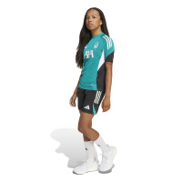 adidas Liverpool Trainingsbroekje Europees 2025-2026 Kids Zwart Wit Groen