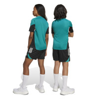 adidas Liverpool Trainingsbroekje Europees 2025-2026 Kids Zwart Wit Groen