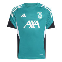 adidas Liverpool Trainingsshirt Europees 2025-2026 Kids Groen Wit Zwart