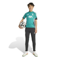 adidas Liverpool Trainingsbroek Europees 2025-2026 Kids Zwart Wit Groen