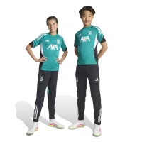adidas Liverpool Trainingsbroek Europees 2025-2026 Kids Zwart Wit Groen