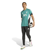 adidas Liverpool Trainingsshirt Europees 2025-2026 Groen Wit Zwart