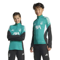 adidas Liverpool Survêtement 1/4-Zip Europe 2025-2026 Enfants Vert Noir Blanc