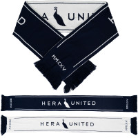 HERA United Sjaal Donkerblauw Wit