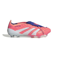 adidas Predator Elite FT Gras Voetbalschoenen (FG) Oranje Wit Blauw