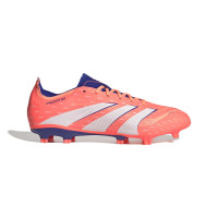 adidas Predator League Gazon Naturel Artificiel Chaussures de Foot (MG) Orange Blanc Bleu