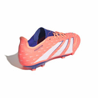 adidas Predator League Gazon Naturel Artificiel Chaussures de Foot (MG) Orange Blanc Bleu