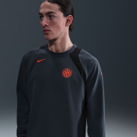 Pull Haut d'Entraînement Nike Inter Milan Total 90 2025-2026 Bleu foncé Orange Rose