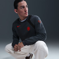 Pull Haut d'Entraînement Nike Inter Milan Total 90 2025-2026 Bleu foncé Orange Rose