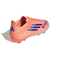 adidas F50 Elite Gras Voetbalschoenen (FG) Kids Oranje Blauw Wit