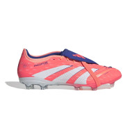 adidas Predator Pro FT Gazon Naturel Chaussures de Foot (FG) Orange Blanc Bleu