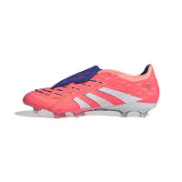 adidas Predator Pro FT Gazon Naturel Chaussures de Foot (FG) Orange Blanc Bleu