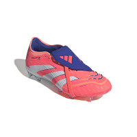 adidas Predator Pro FT Gazon Naturel Chaussures de Foot (FG) Orange Blanc Bleu