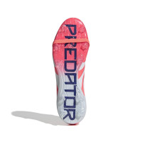 adidas Predator Pro FT Gazon Naturel Chaussures de Foot (FG) Orange Blanc Bleu