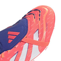 adidas Predator Pro FT Gazon Naturel Chaussures de Foot (FG) Orange Blanc Bleu
