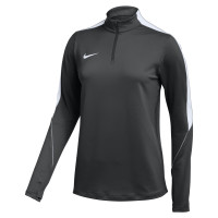 Survêtement Nike Dri-FIT Strike 26 à fermeture éclair 1/4 pour femme, noir et blanc