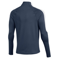 Haut d'entraînement Nike Dri-FIT Strike 26 1/4-Zip bleu foncé blanc