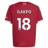 adidas Liverpool Gakpo 18 Maillot Domicile 2025-2026 Enfants