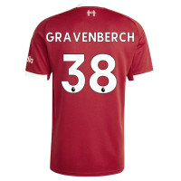adidas Liverpool Gravenberch 38 Maillot Domicile 2025-2026