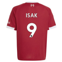 adidas Liverpool Isak 9 Thuisshirt 2025-2026 Kids