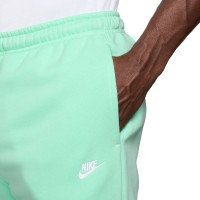 Pantalon de survêtement en polaire Nike Sportswear Club vert menthe blanc