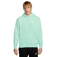 Nike Sportswear Club Fleece Hoodie Mintgroen Wit