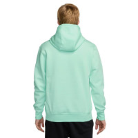 Nike Sportswear Club Fleece Hoodie Mintgroen Wit