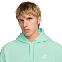 Nike Sportswear Club Fleece Hoodie Mintgroen Wit