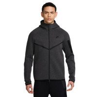 Gilet de sport Nike Tech Fleece gris foncé noir