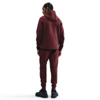 Nike Tech Fleece Sportswear Trainingspak Donkerood Zwart