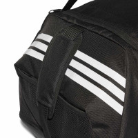 Sac de football adidas Tiro avec compartiment à chaussures, taille moyenne, noir et blanc