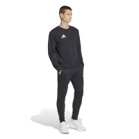 adidas Entrada 26 Crew Sweater Joggingpak Zwart Wit
