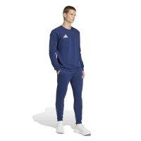 adidas Entrada 26 Crew Sweater Joggingpak Donkerblauw Wit