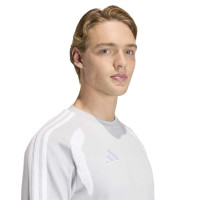 Pull à manches courtes adidas Tiro 26 League gris et blanc