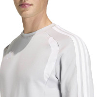 Pull à manches courtes adidas Tiro 26 League gris et blanc