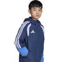 adidas Tiro 26 Competition Allweather Jack Kids Donkerblauw Blauw