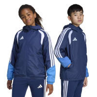 adidas Tiro 26 Competition Allweather Jack Kids Donkerblauw Blauw